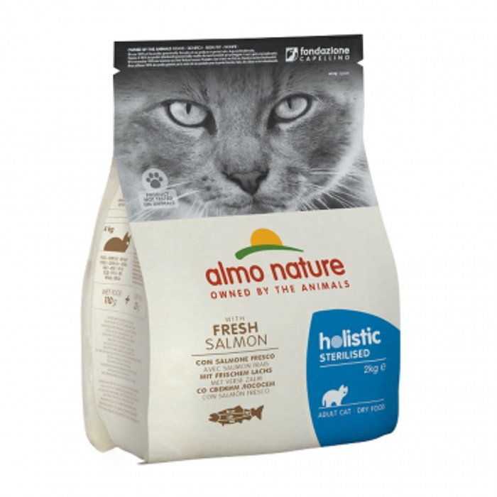Almo Nature XIRA TROFI GTAS HOLISTIC STERILISED ADULT Fresko Solomo 2kg